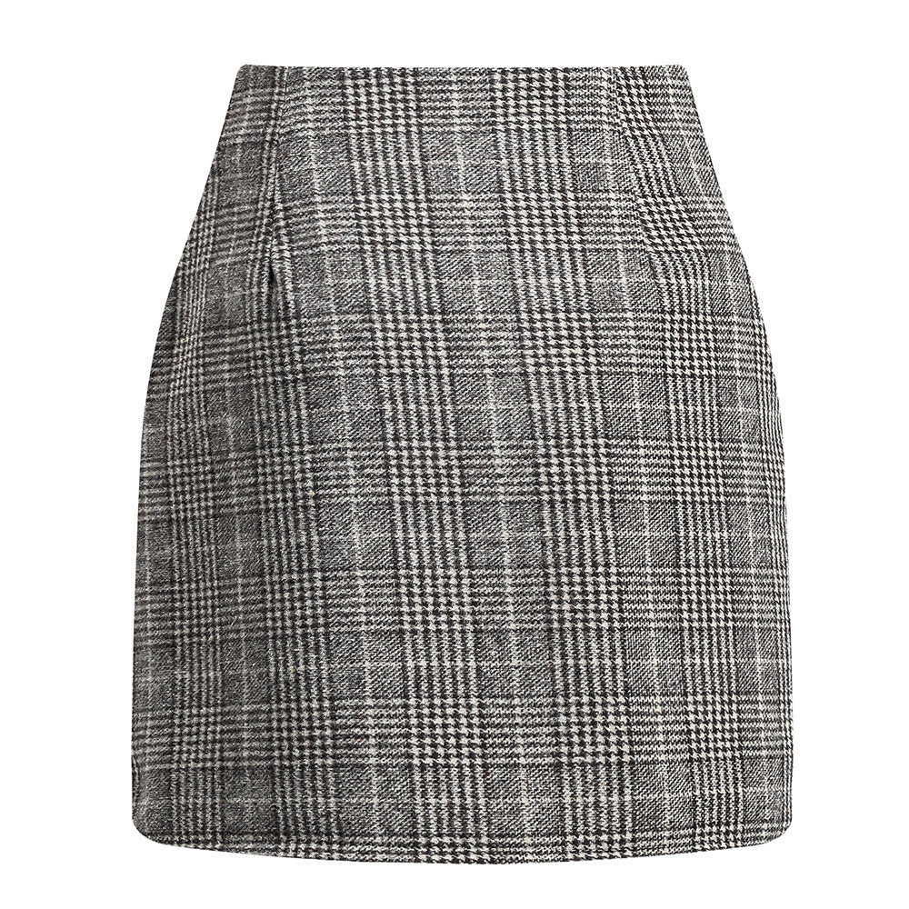Eleganter Wollmix-Bleistiftrock für Damen